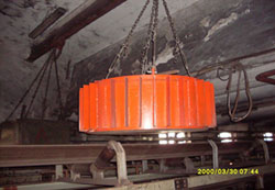 干式電磁除鐵器使用現(xiàn)場(chǎng)